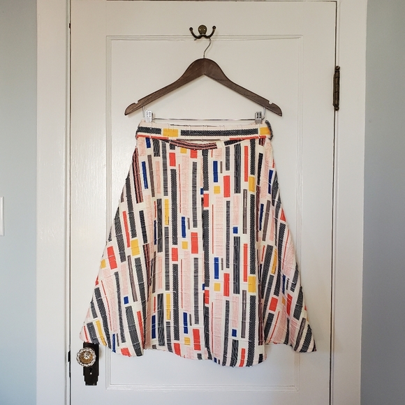 Anthropologie Hutch Willem A-line Skirt – Size 8P - Multicoloured - Picture 4 of 5